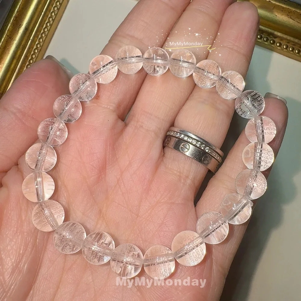 Clear Quartz Bracelet with Hah Taew 8mm - Picture 3 of 9